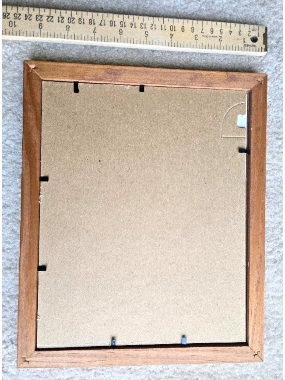 1992"Lone Wolf Shield" Spirit Print Danielle Auclair Shier in Wood w/Glass Frame - Picture 4 of 5